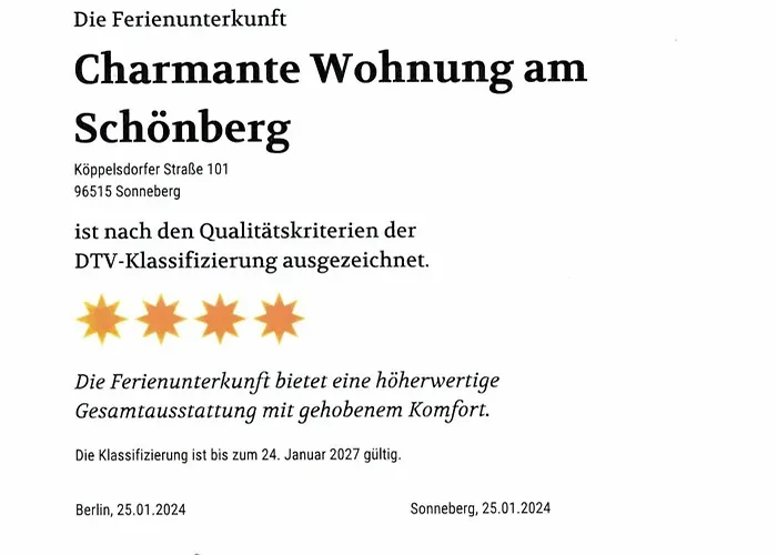 Charmante Am Schoenberg Appartement Sonneberg